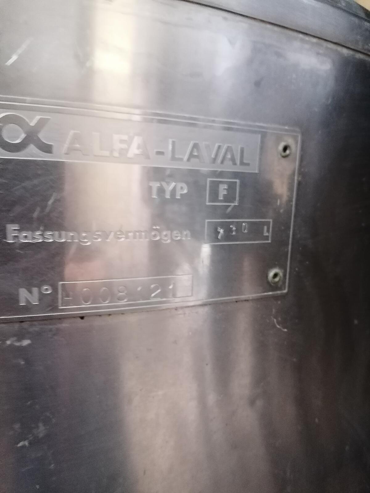 Milchtank Alfa Laval 730 l 2