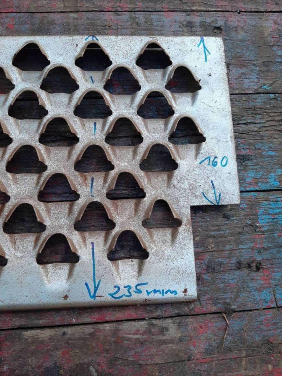 Siebkasten-Verlängerung Mähdrescher Claas 2