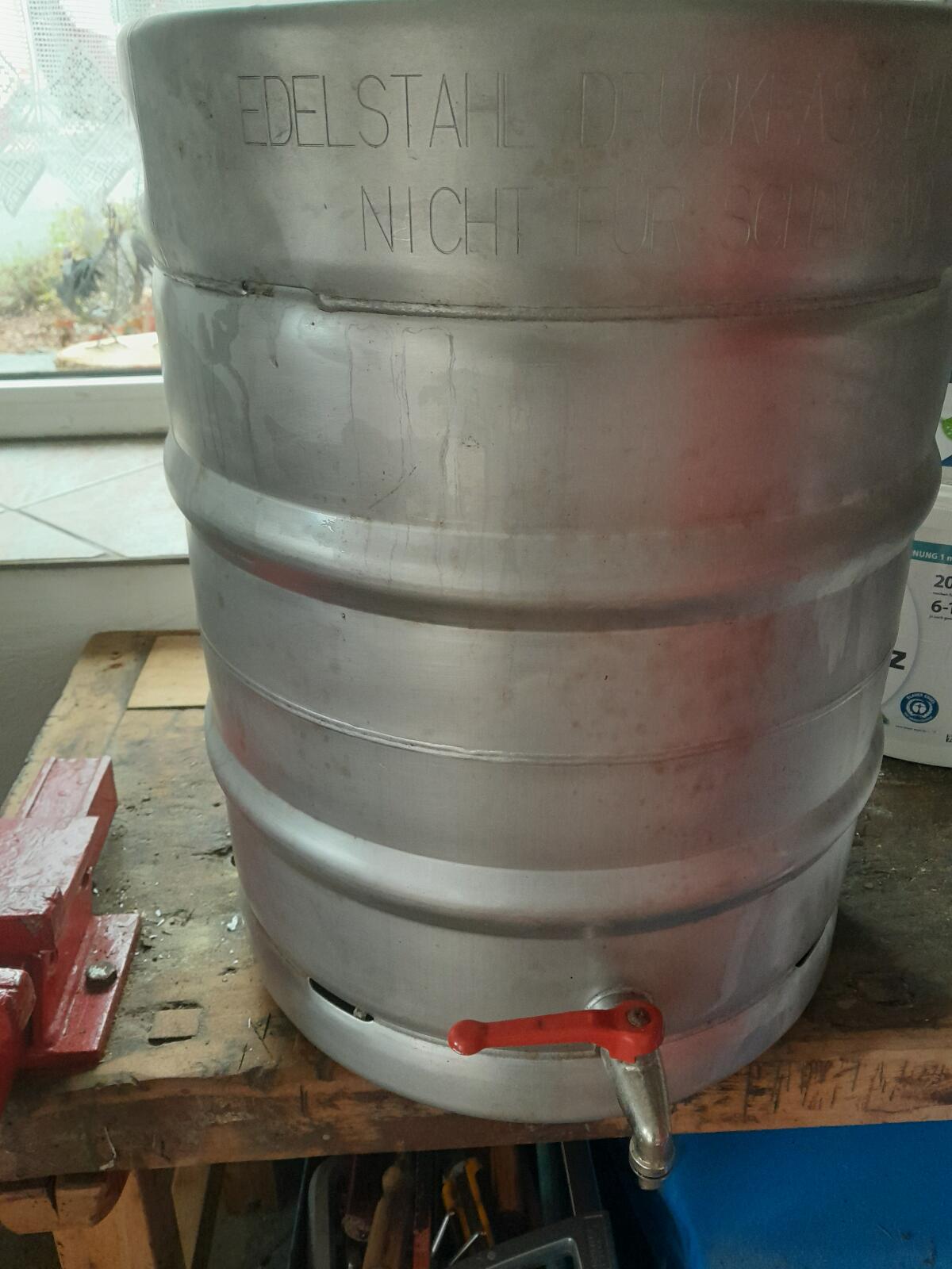 Edelstahl Druckfass 3