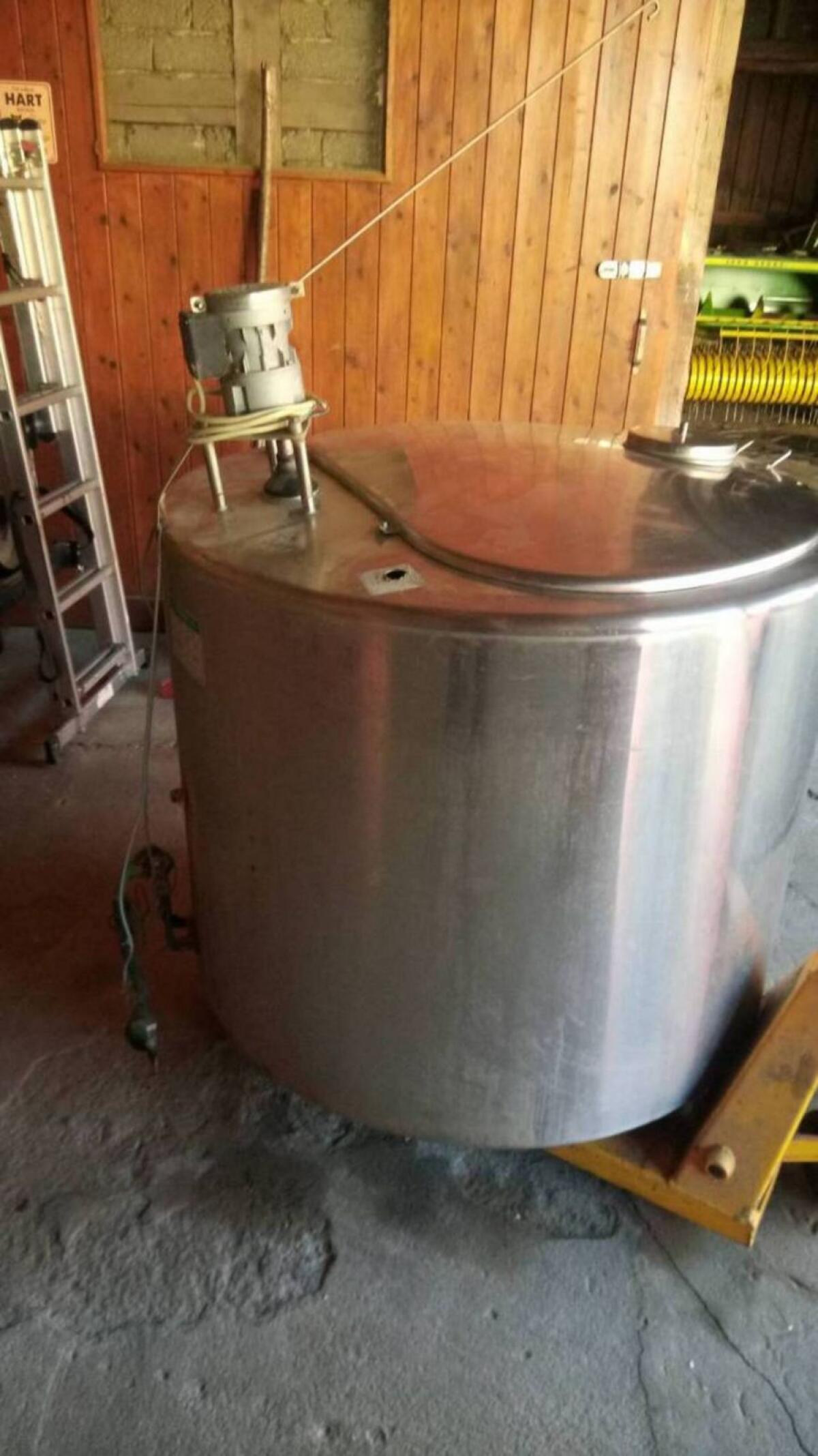 Milchtank Kühlung Wanne 2