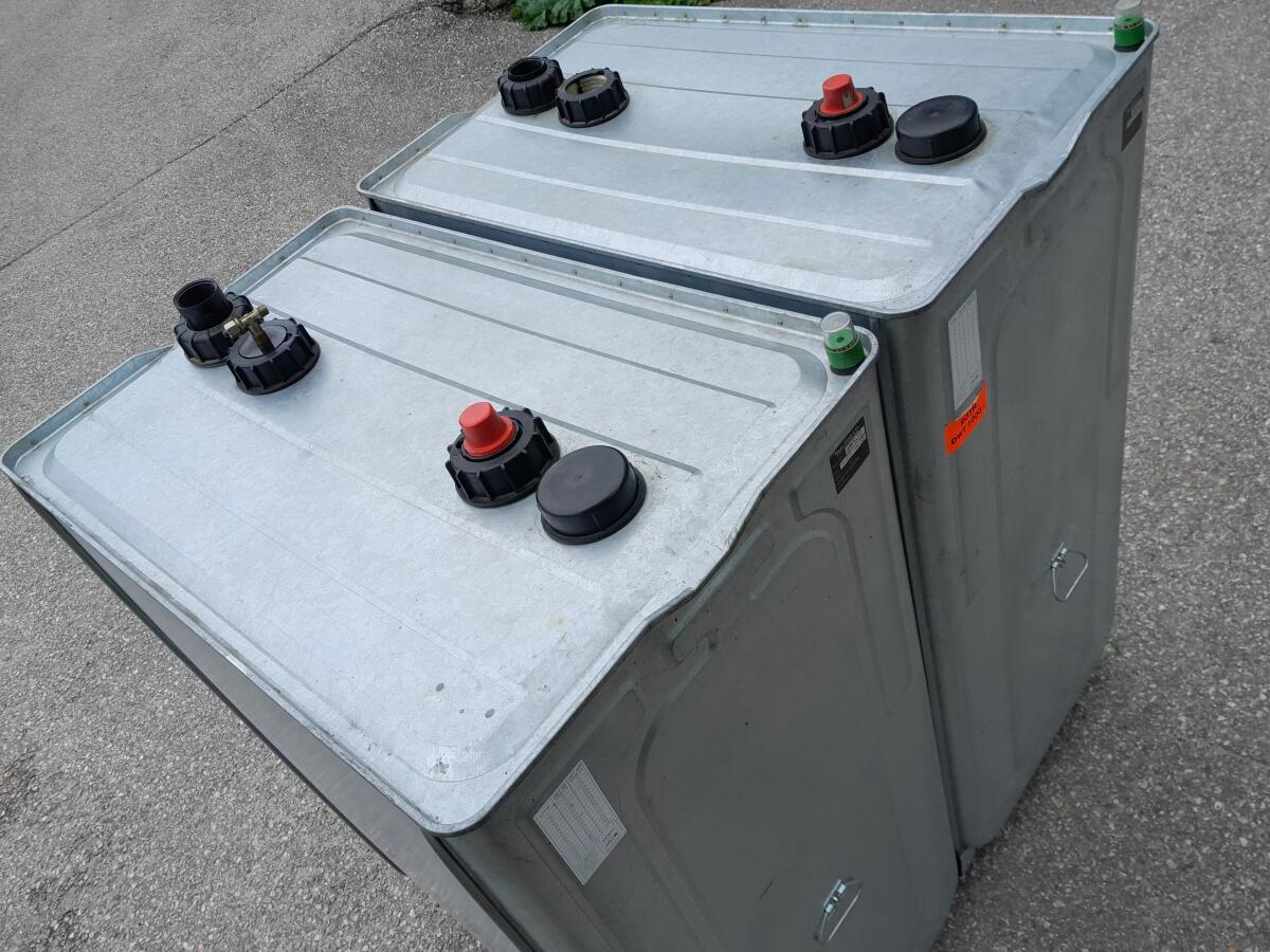 3 Stk. Dieseltanks, Öltanks, Heizöltanks doppelwandig, Roth-Tanks 2