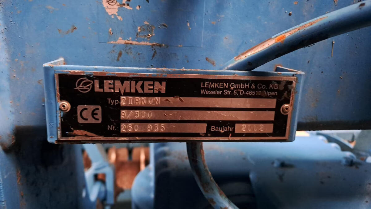 Kreiselegge Lemken Zirkon 9300 3m 1