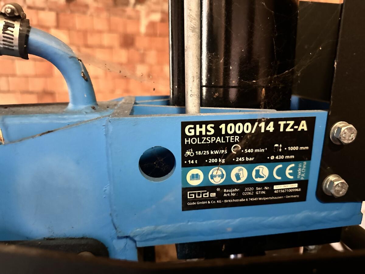 Holzspalter GHS/1000, 14 t 2