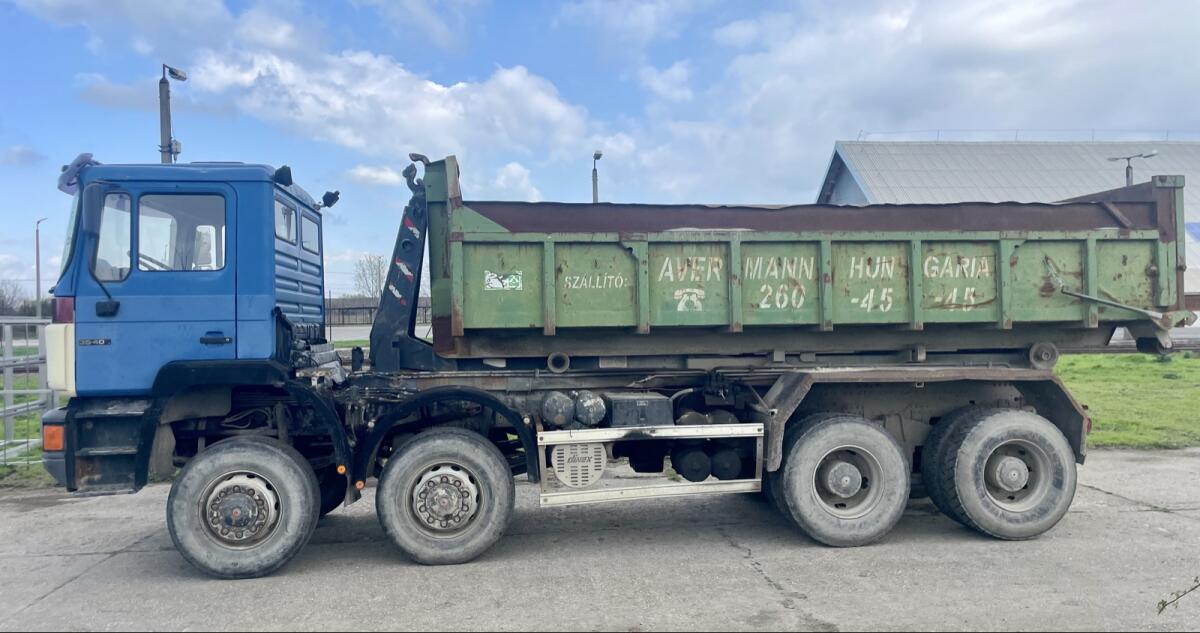 6x8 Allrad Kipper, Container, Multilift, MAN 35.422 3