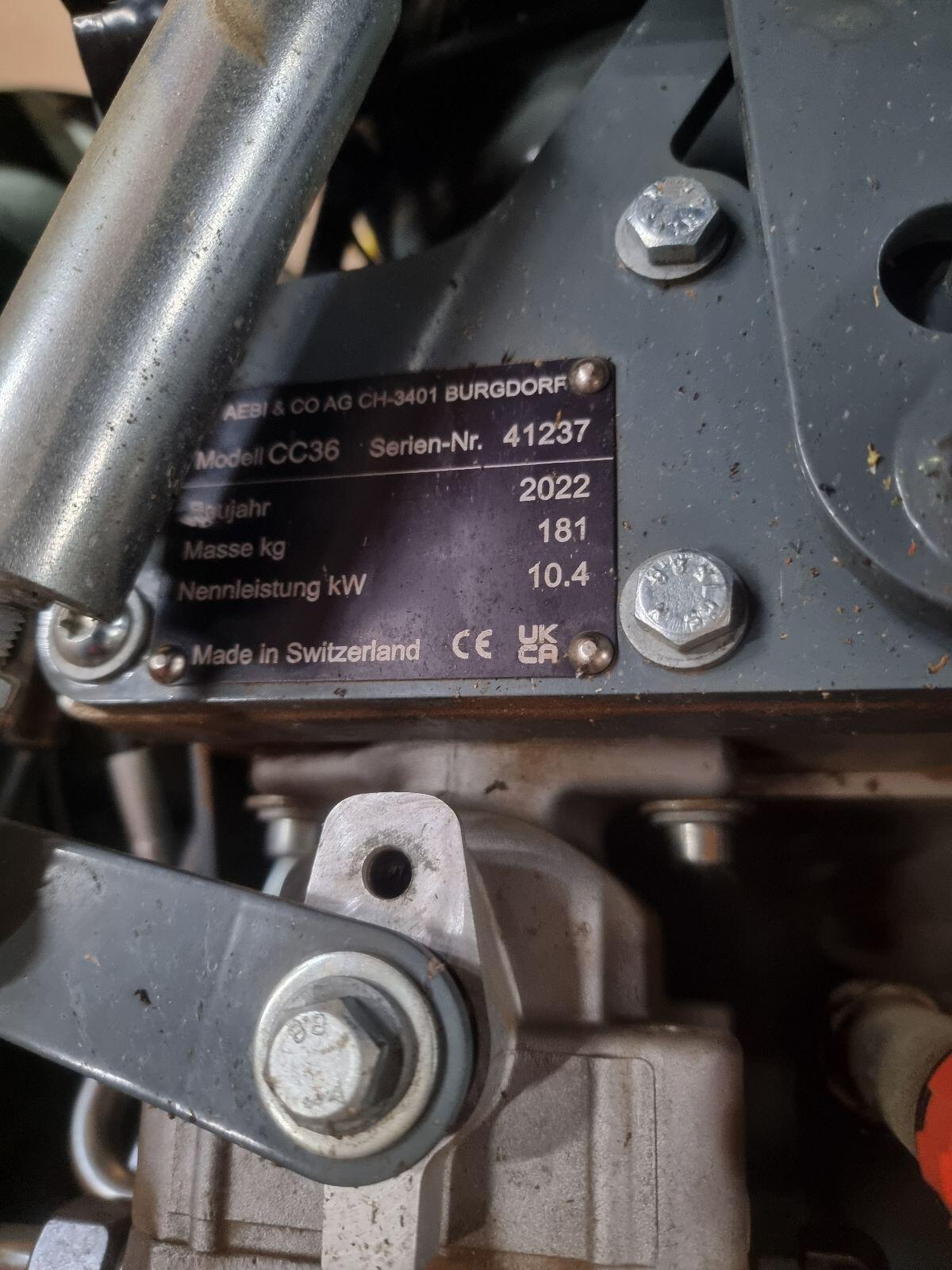 Motormäher Aebi CC36 Hydro 2