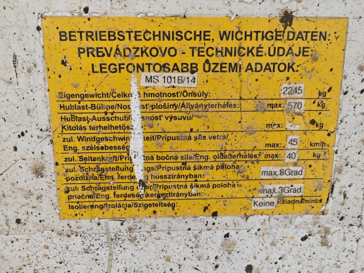 Maltech el. Scherenbühne 3