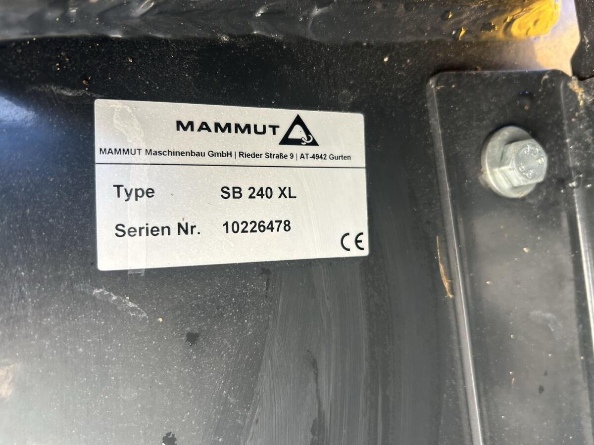 Mammut Silageschaufel SB 240 XL 3