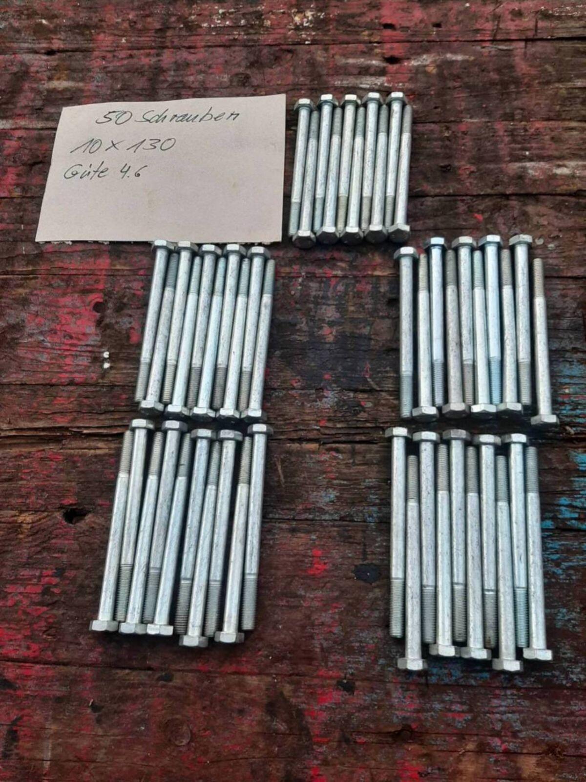 50 Schrauben 10x130 1