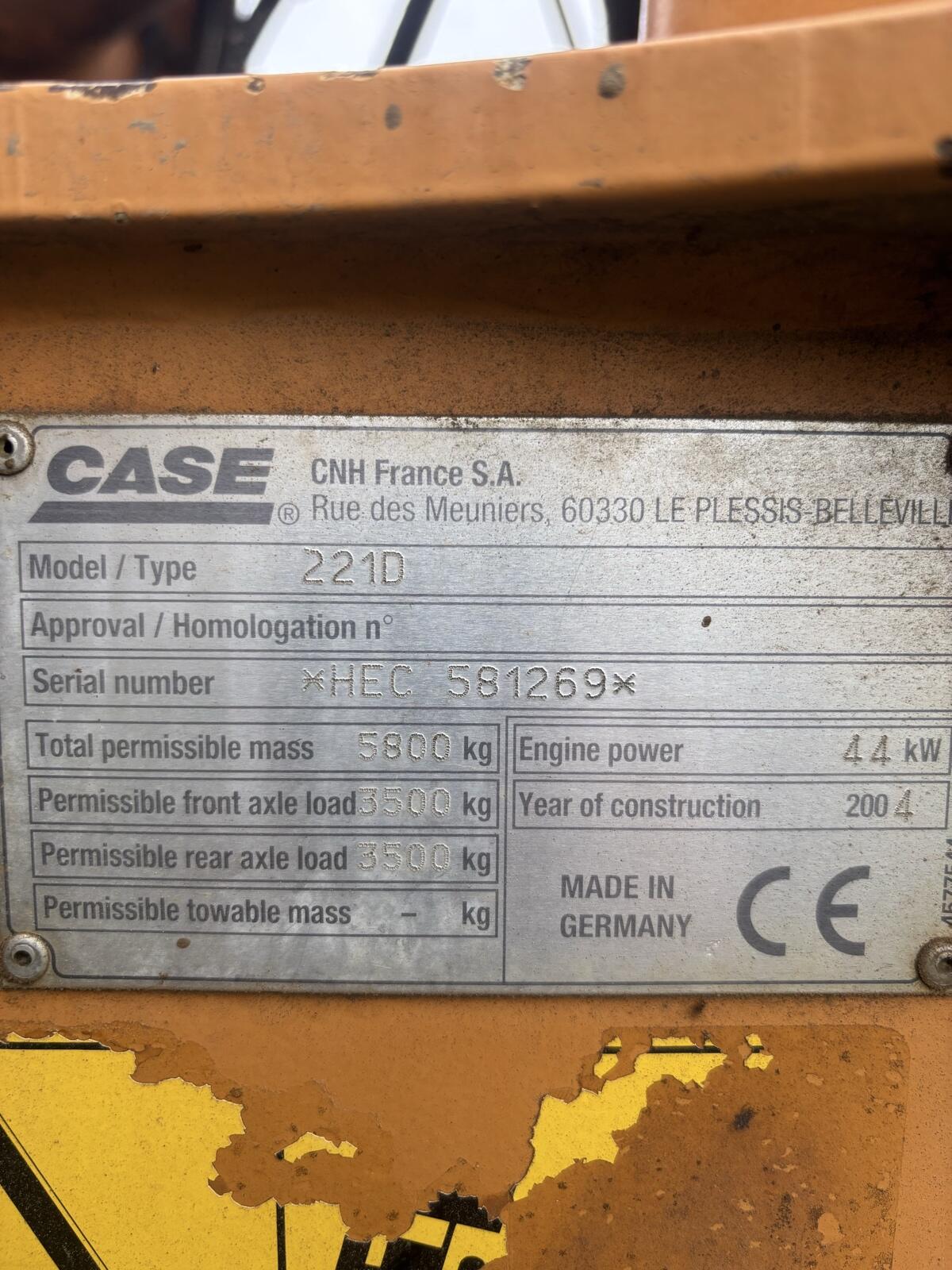 Radlader Case 221D 2