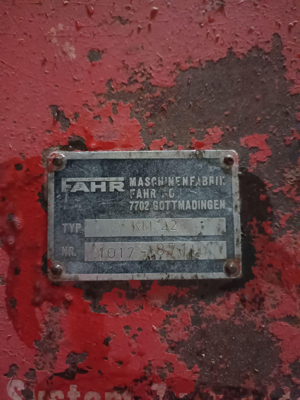 Fahr Mähwerk KM 42 3