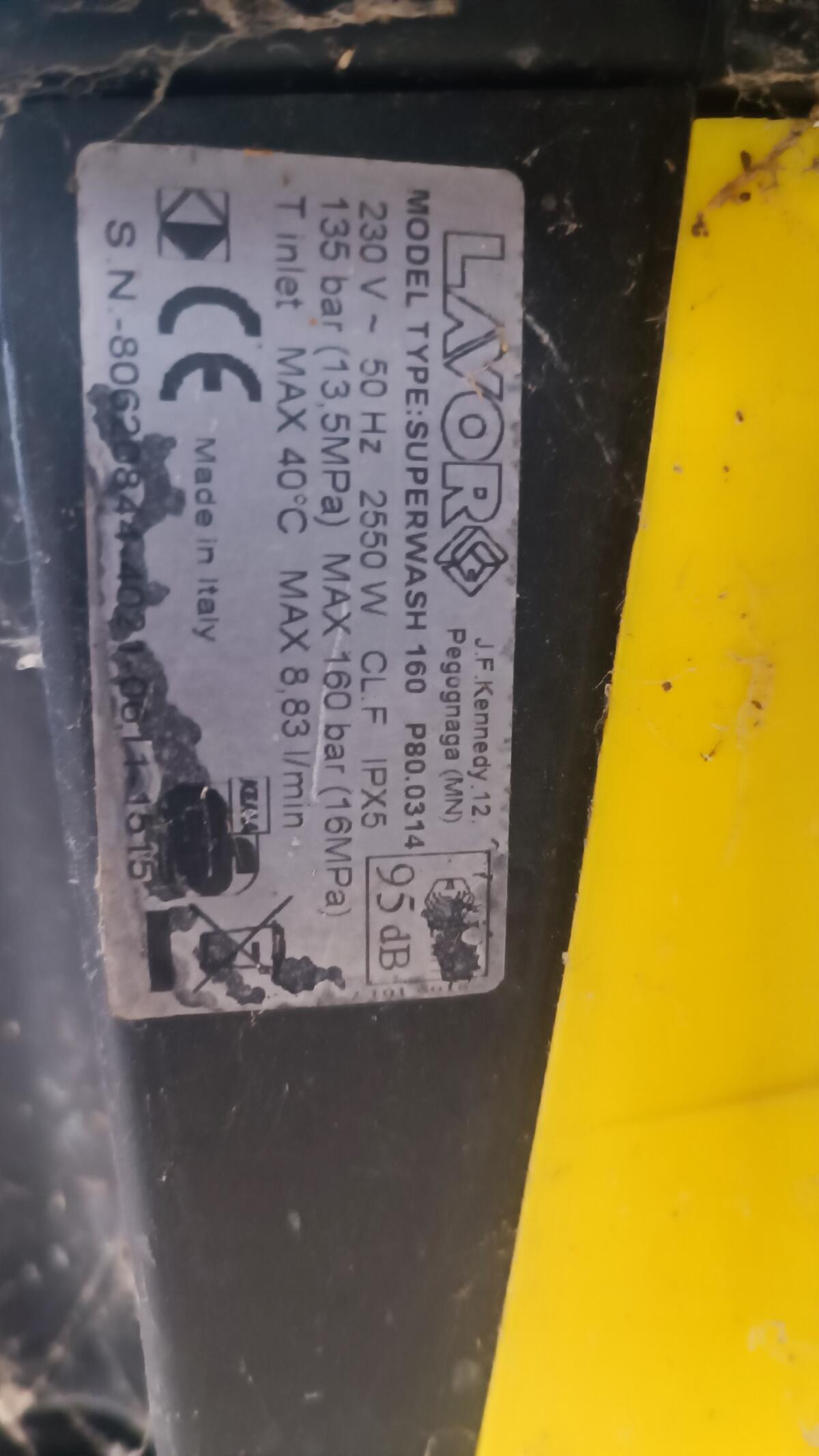 Hochdruckreiniger LAVOR Superwash 160 – gebraucht 2