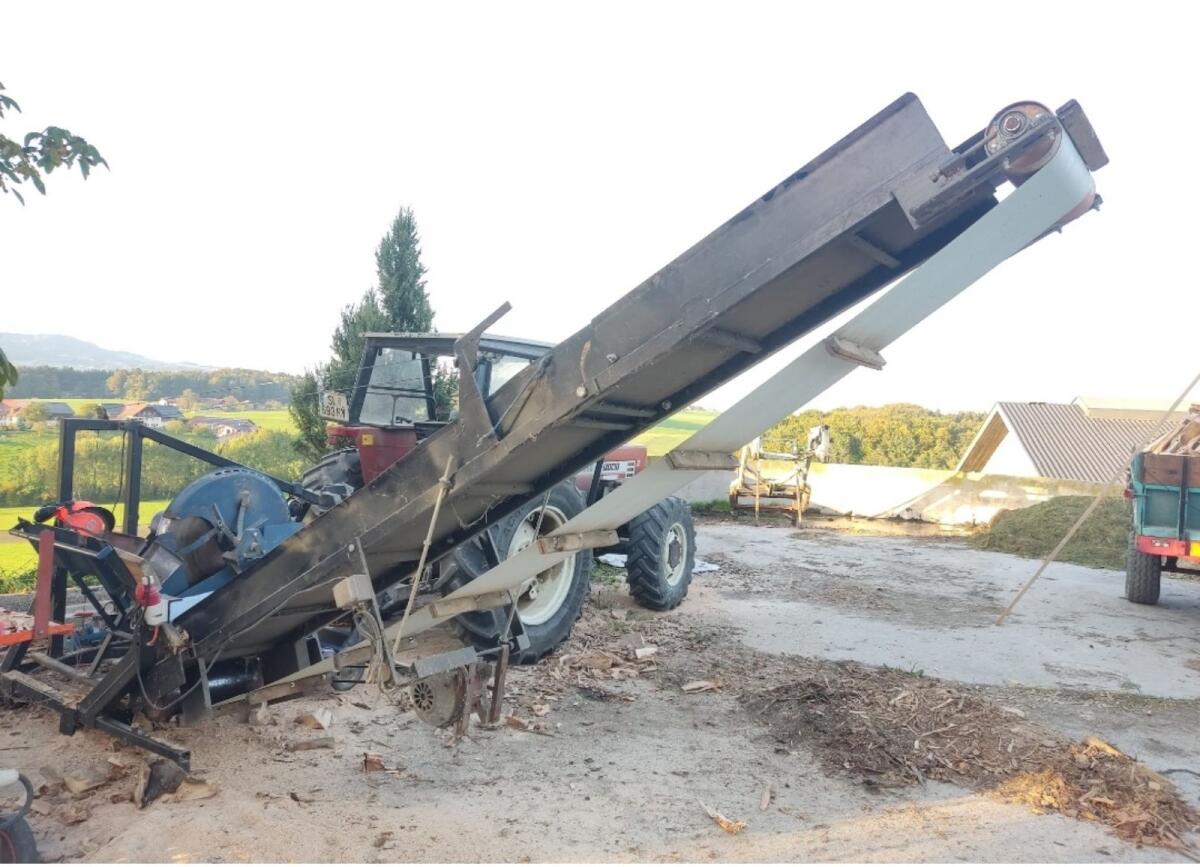 Wippkreissäge mit Förderband 3