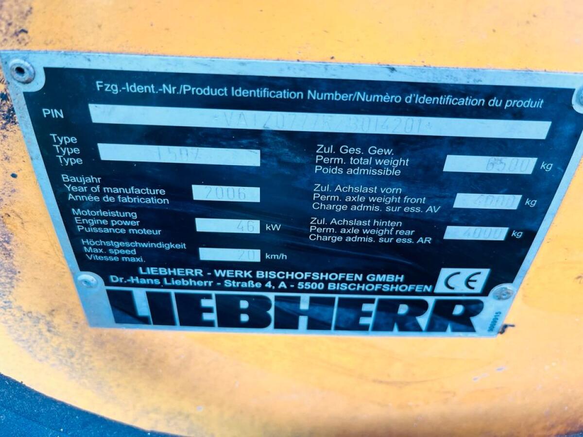 Liebherr 507 Stereo Radlader 2