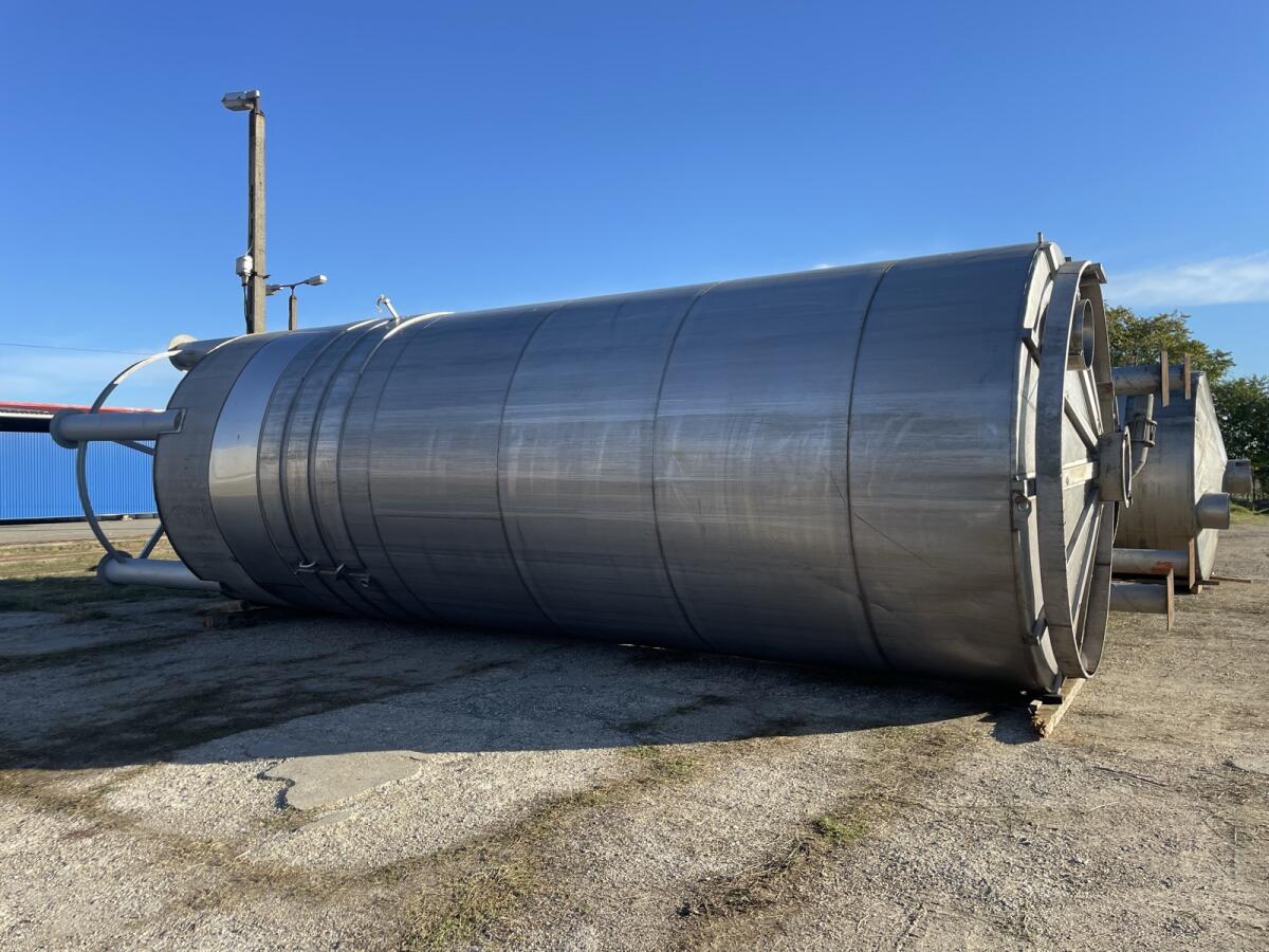 60.000 l (60 m³) Edelstahltank, säurebeständig, rostfrei 1