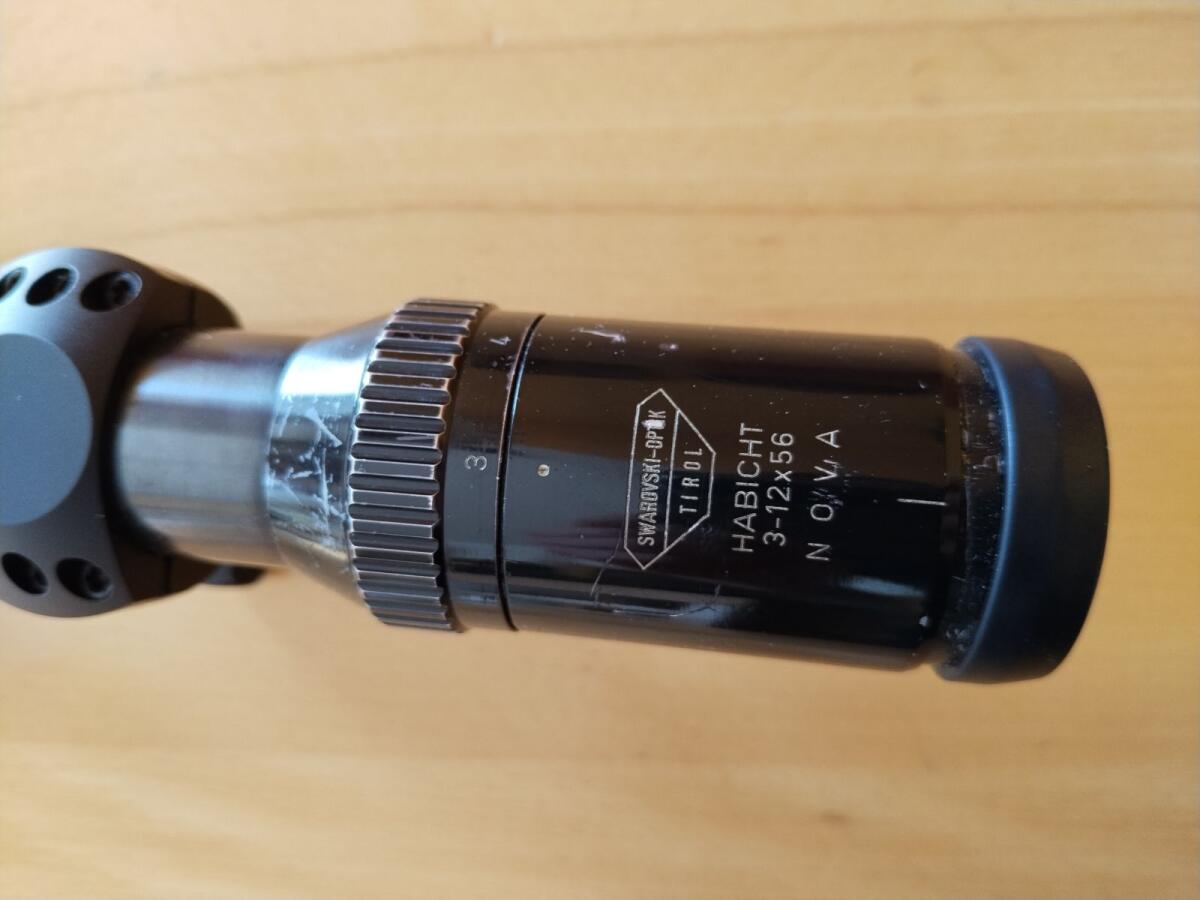 Swarovski Habicht Nova 3-12x56 mit Weaver Montageringe 2