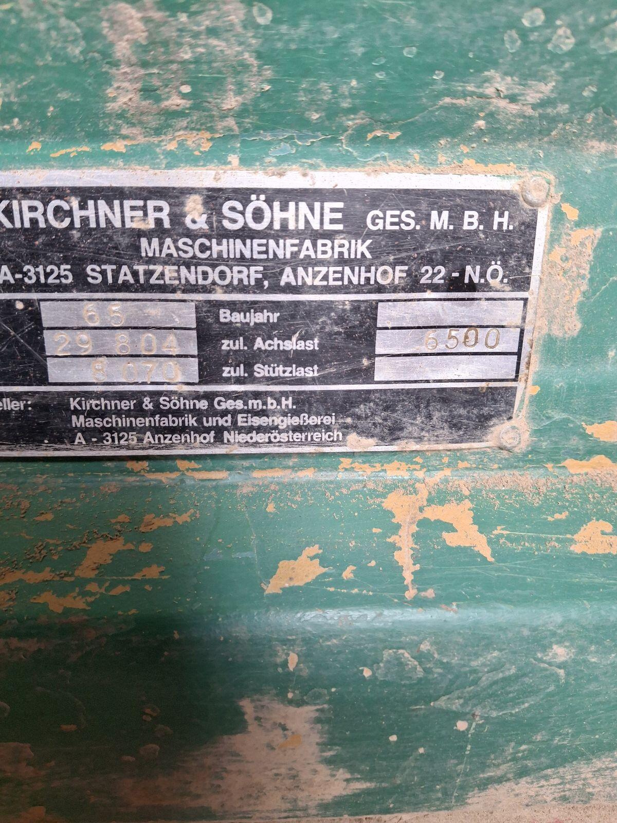 Kirchner Miststreuer 6,5 t 3