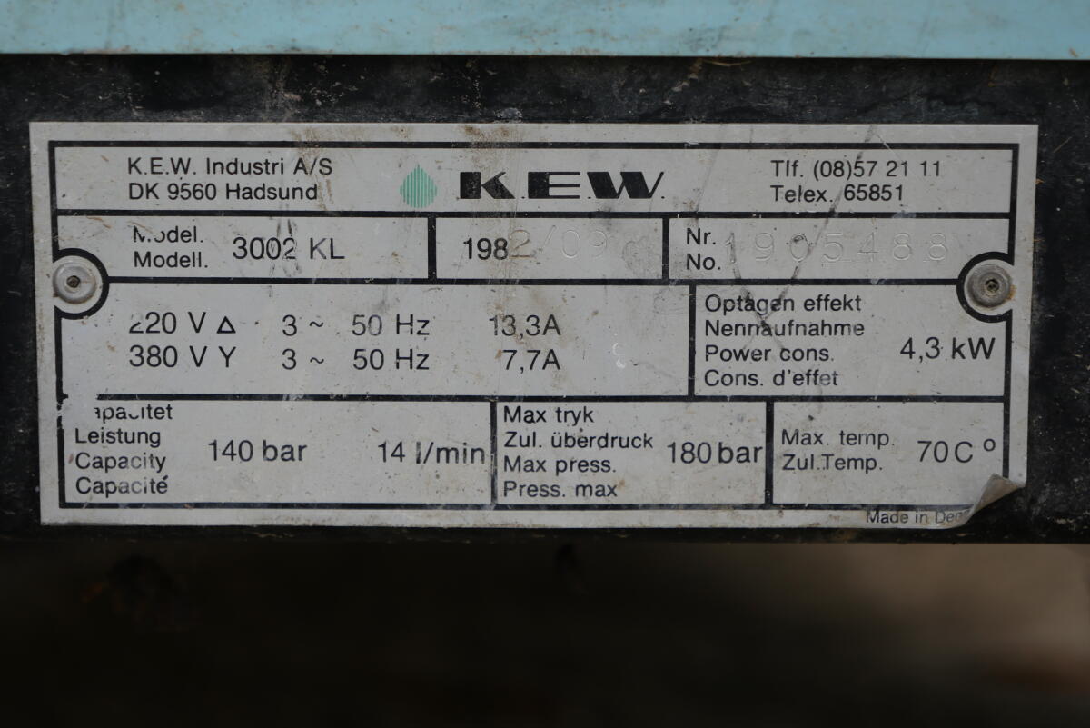 KEW Hochdruckreiniger 3002 KL 3