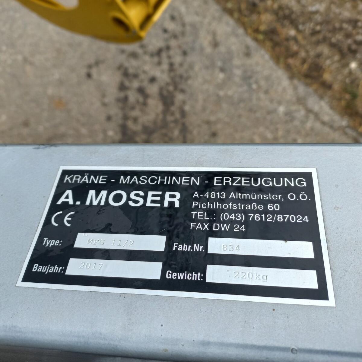 A. Moser Rückezange Forstzange 3