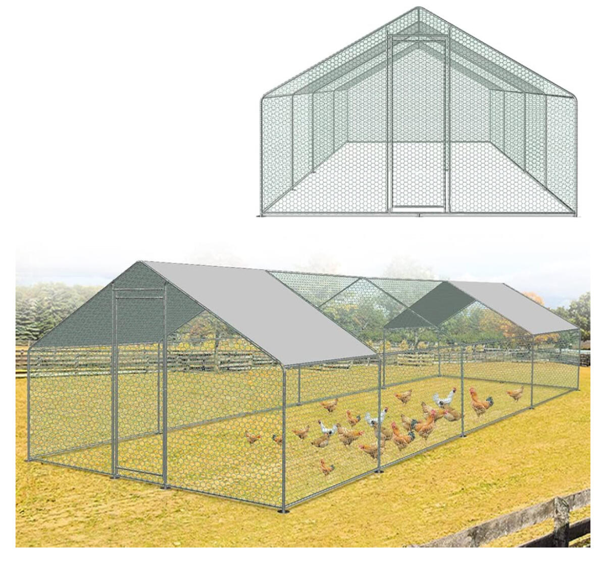 Außengehege für Geflügel oder andere Kleintiere 2