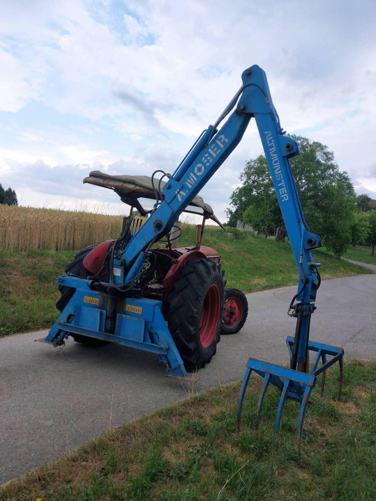 Heckbagger Moser mit Hanomag Brillant 3