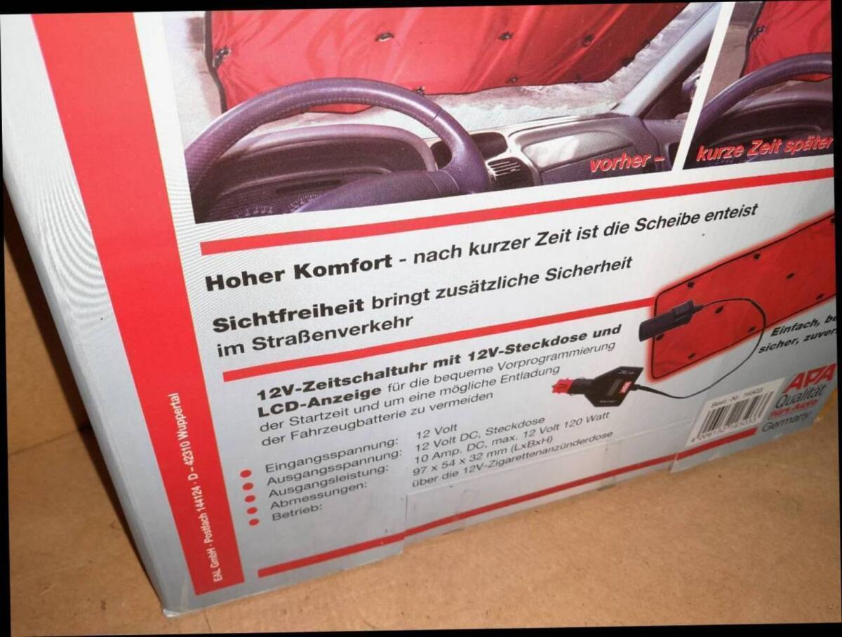 APA Germany Eisfrei Matte Scheibenheizung 2