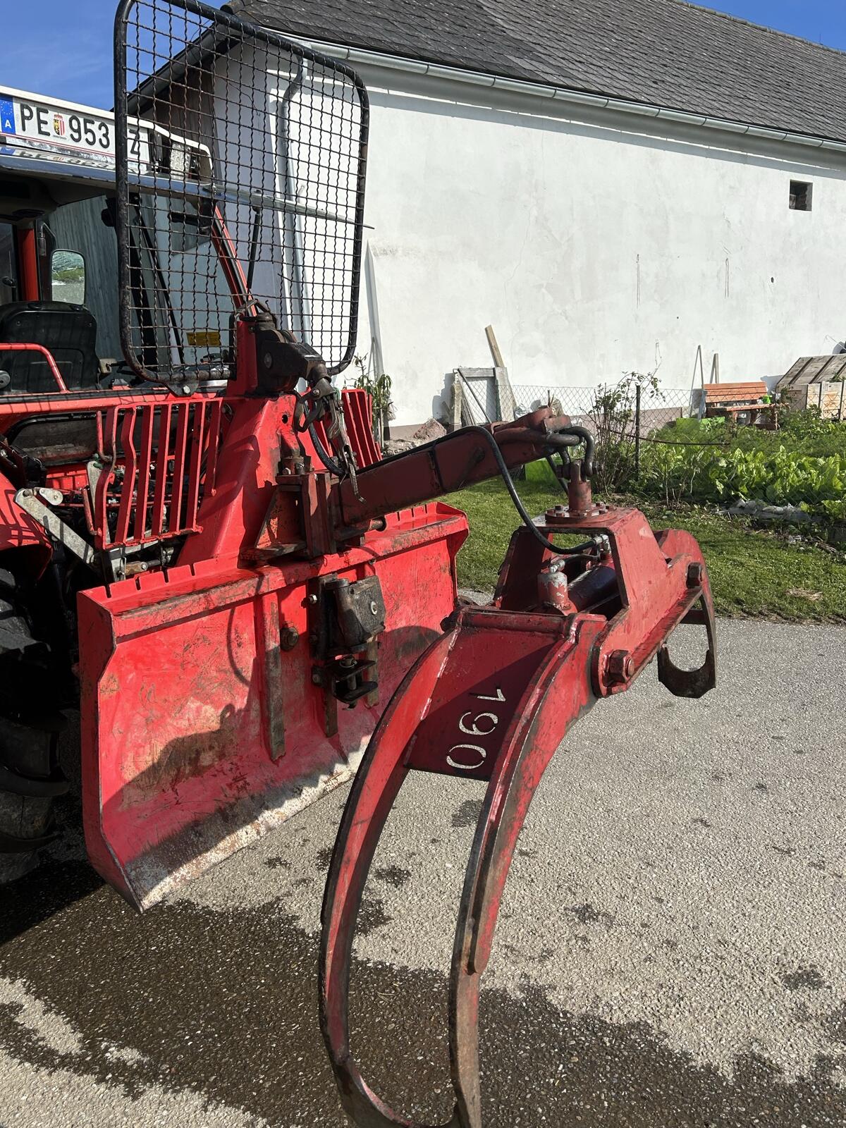 Rückezange mit Seilwinde 1