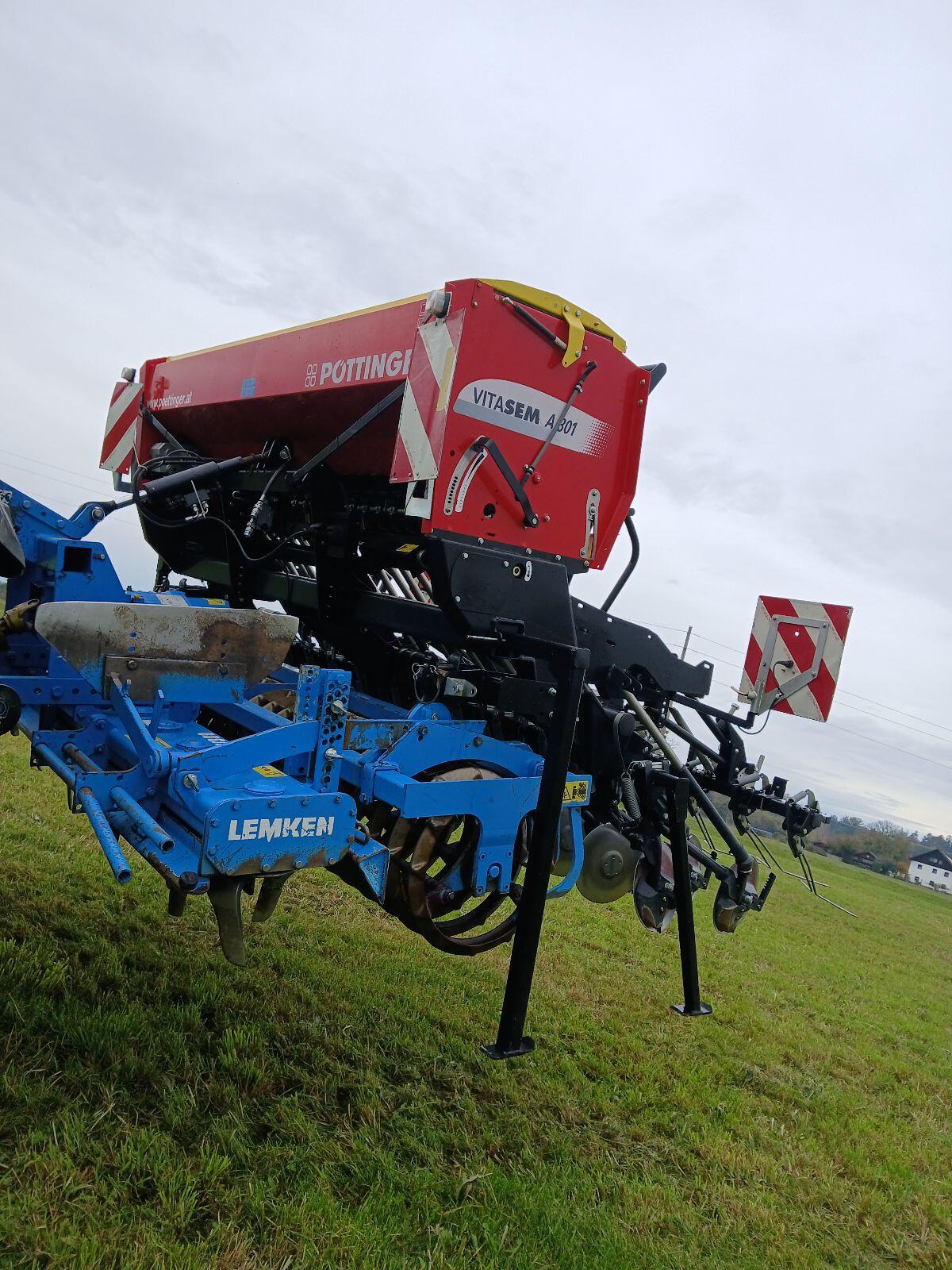 Drillmaschinenkombination, Sämaschine Pöttinger Vitasem A 301 3