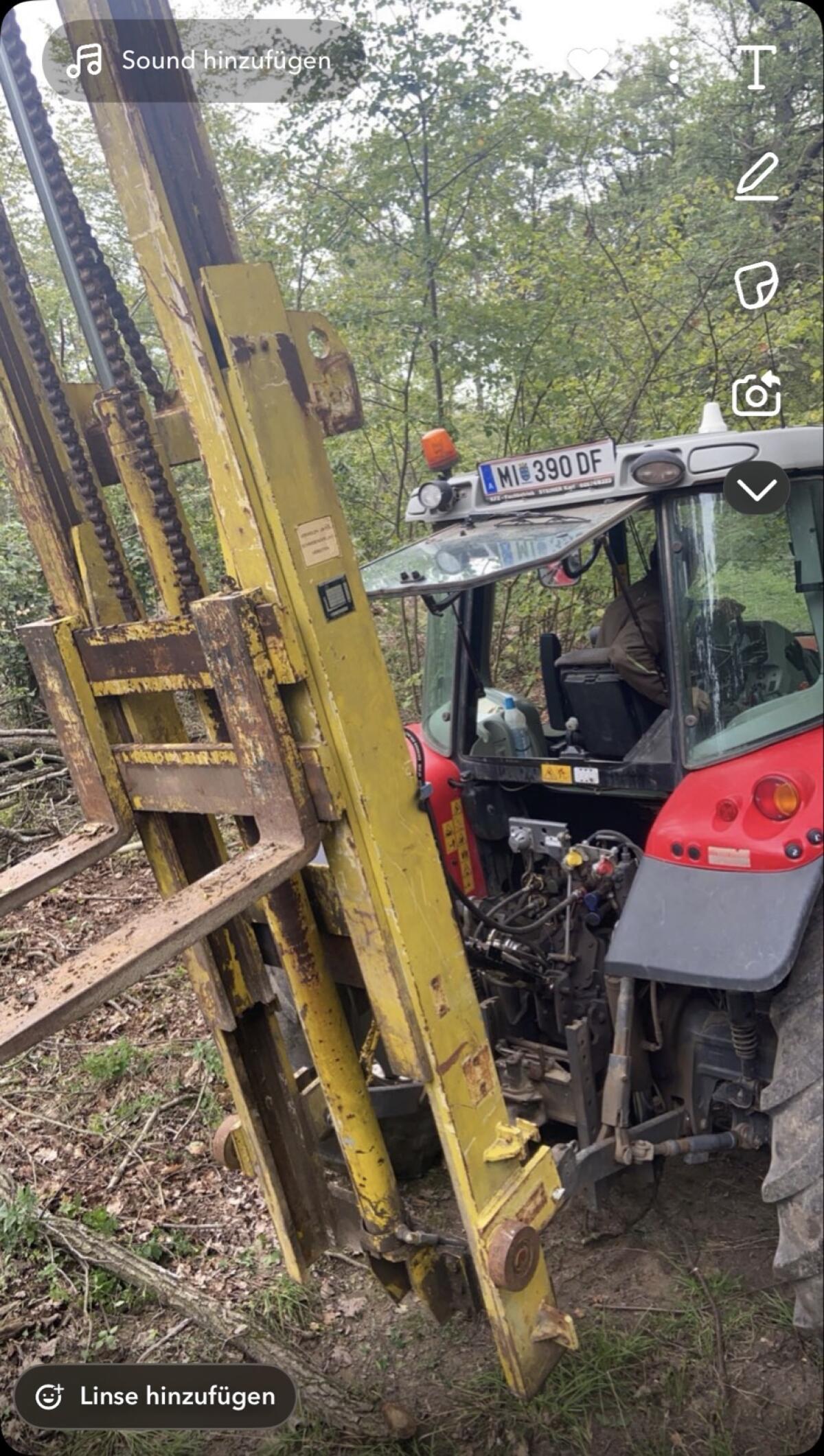 Staplermast für Traktor 2