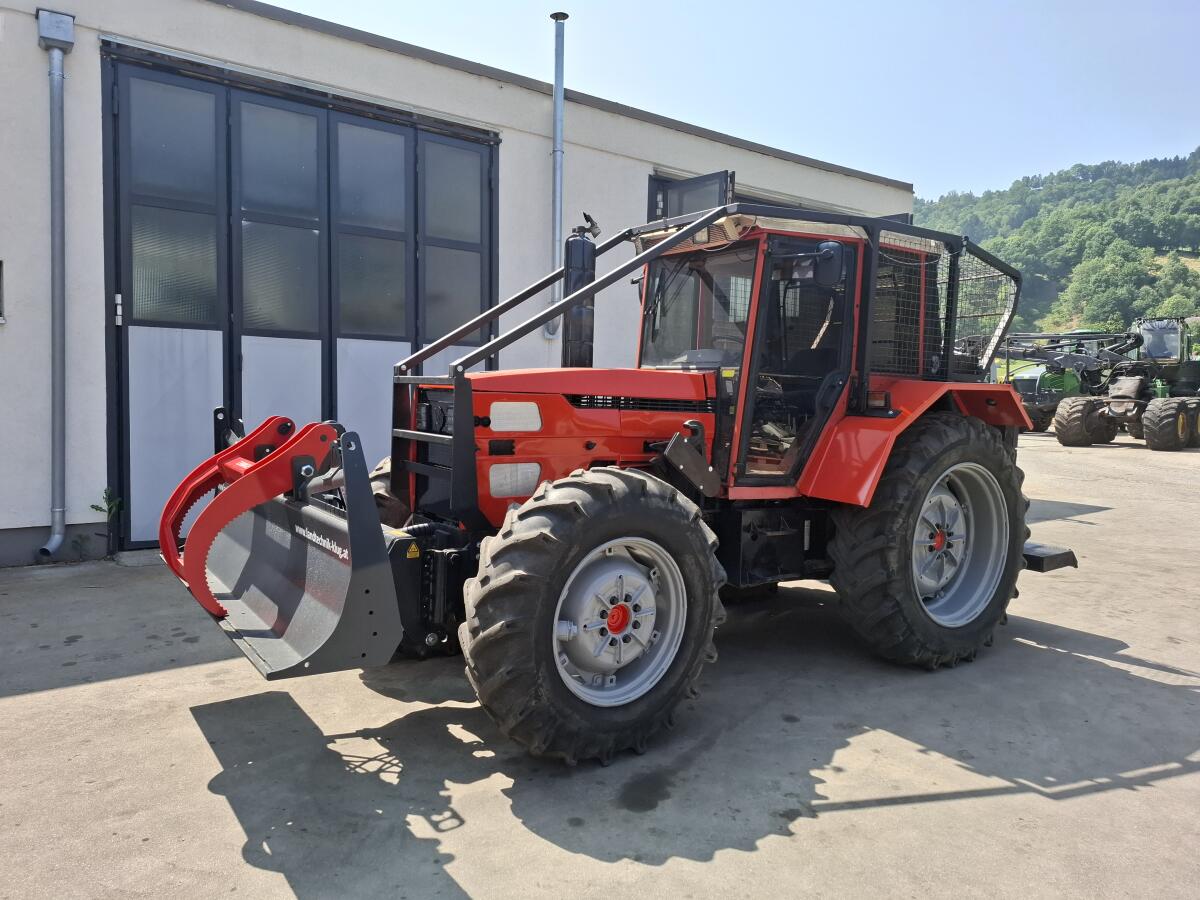 Same Traktor mit Doppeltrommel-Winde 1