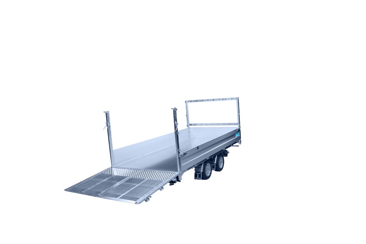 TwinTrailer der 2in1 Anhänger, Kipper & Maschinentransporter 1
