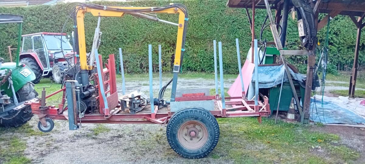 Holzanhänger Rückewagen 2