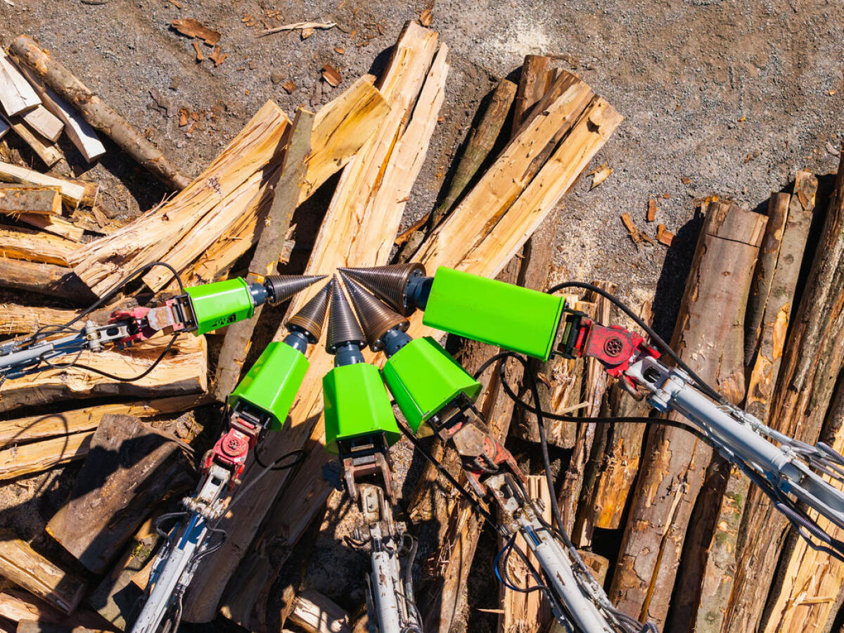 Kegelspalter Holzspalter Erdbohrer Bagger Linie PRO 3