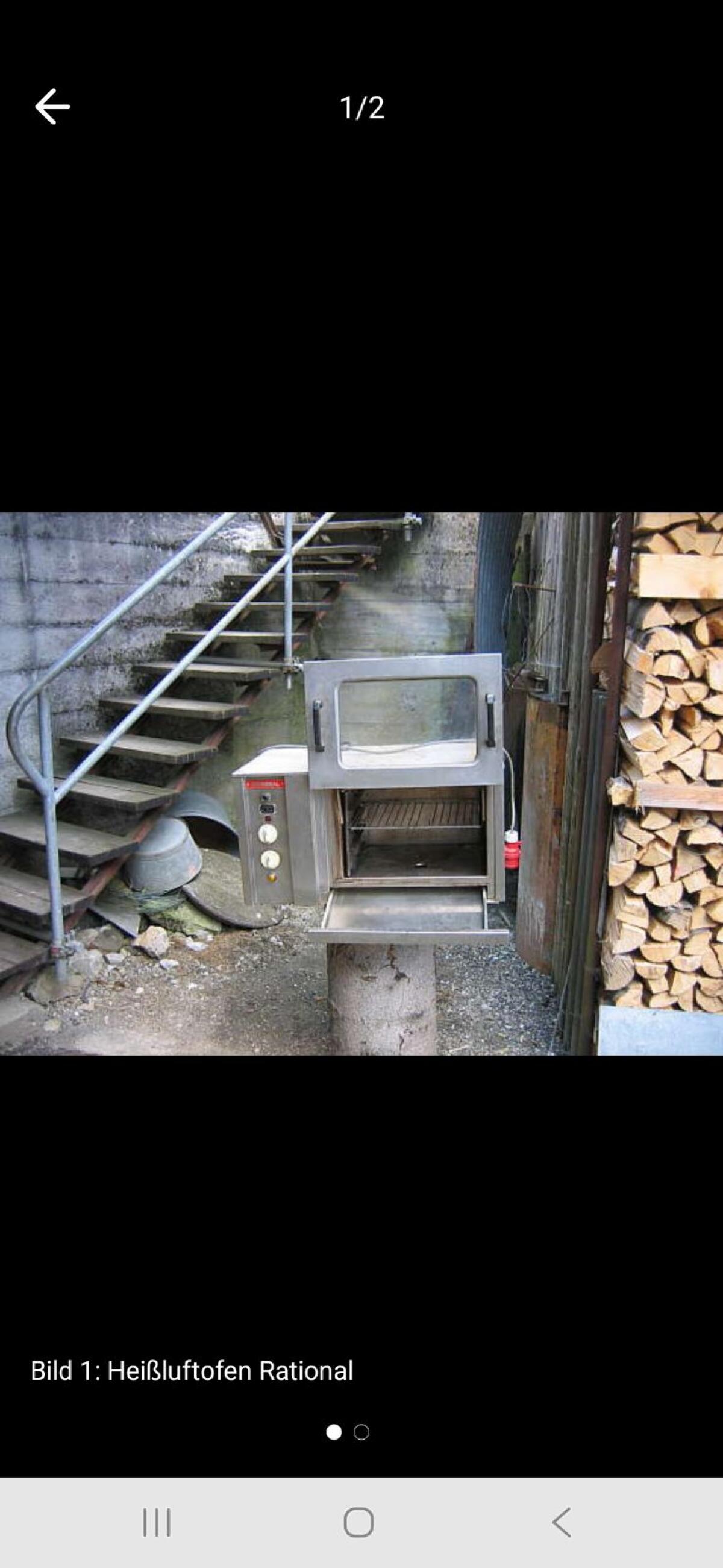 Heißluftofen Rational, Backofen 380 V 2