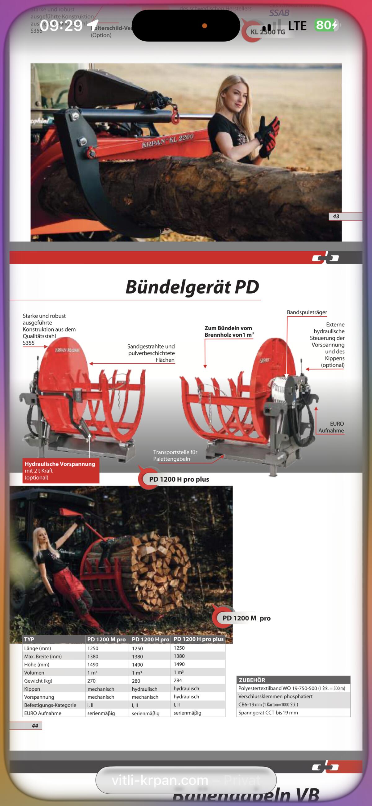 Krpan Bündelgerät PD1200 M 3