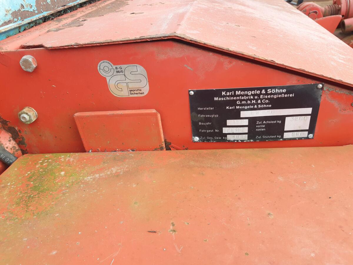 Mengele Ladewagen LW 290 Quadro 3