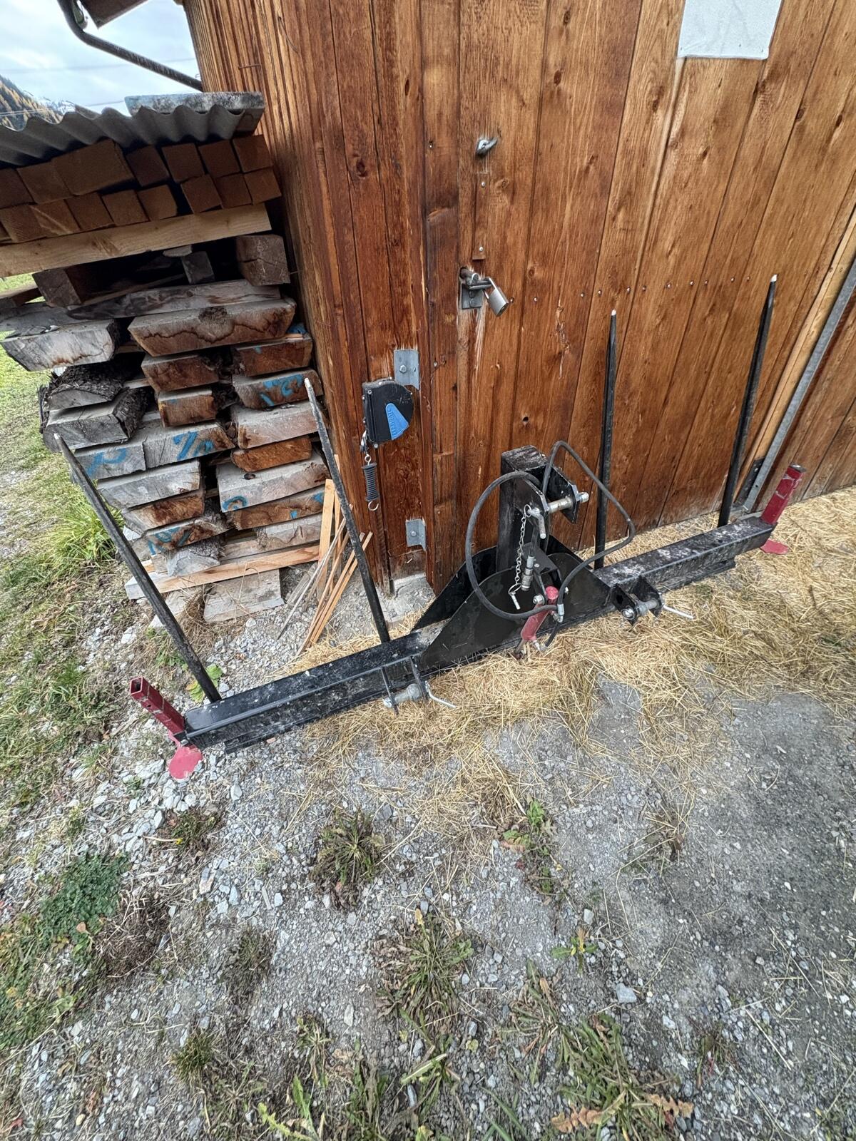 Hydraulische Ballengabel doppelt 3