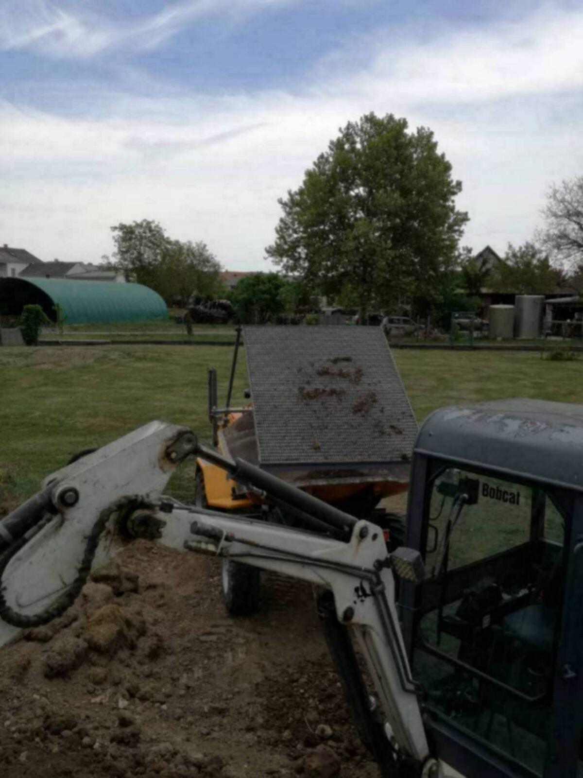 Erdsieb, Aufsatzsieb für Dumper, Kipper 1