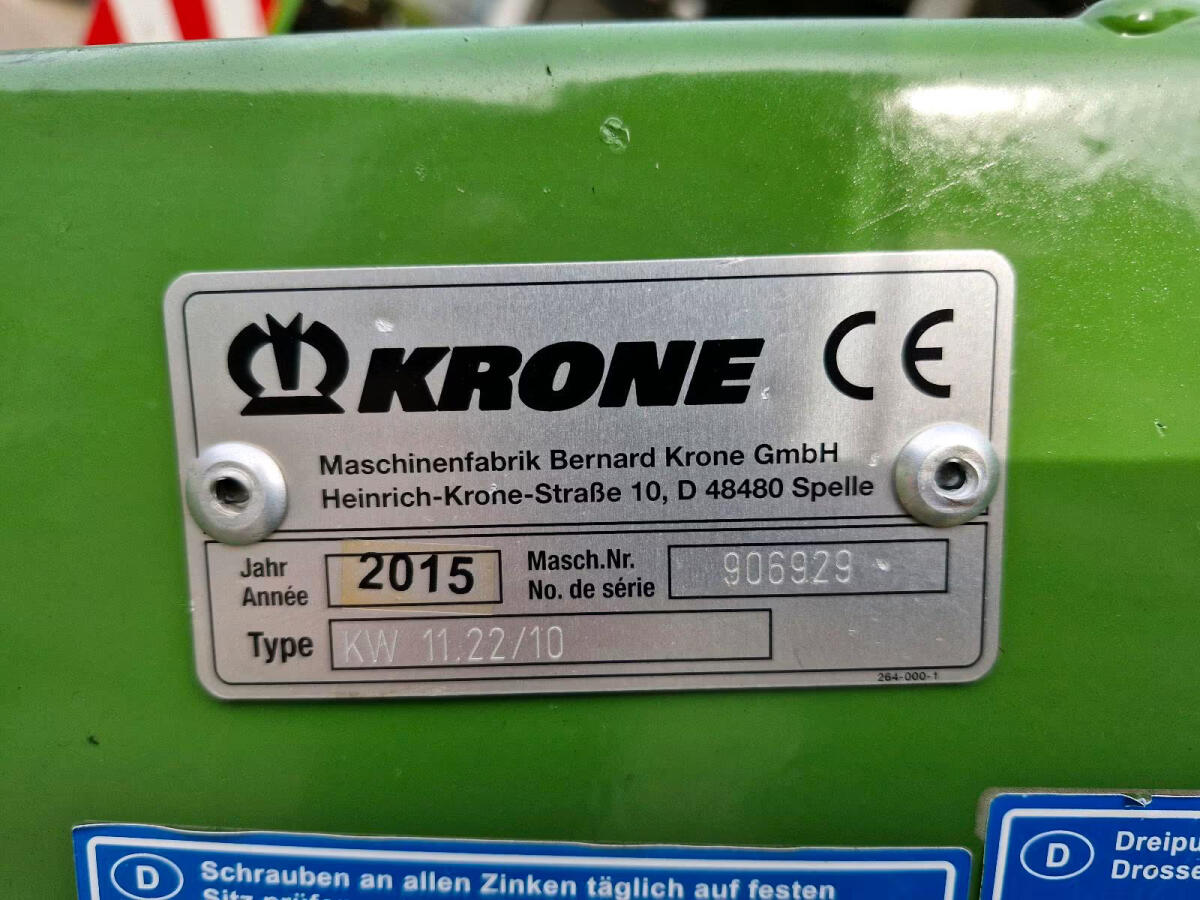 Krone KW 11.22/10 Kreiselheuer Heuwender 2