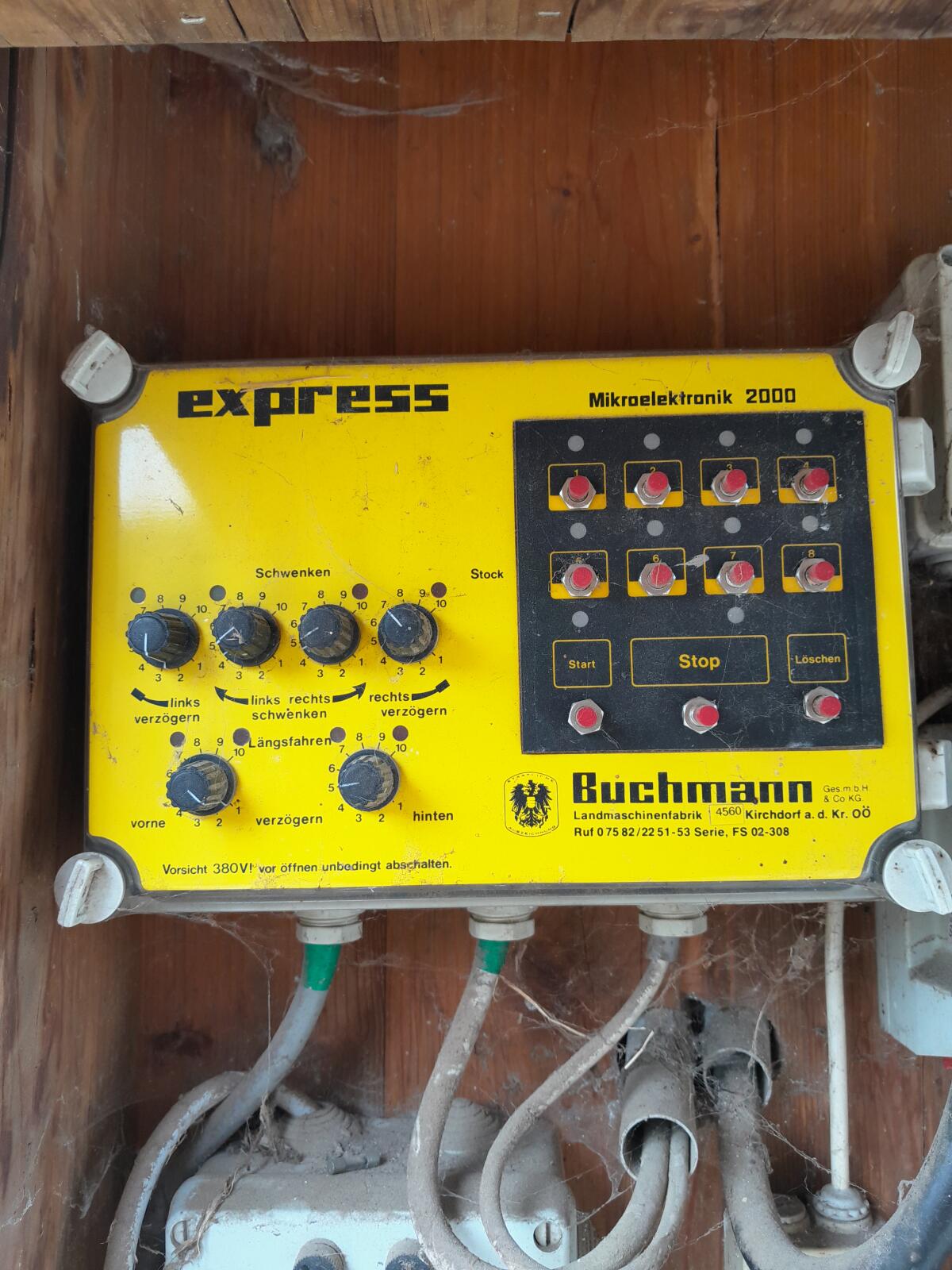 Teleskopheuverteileranlage Buchmann Express mit Gebläse 3