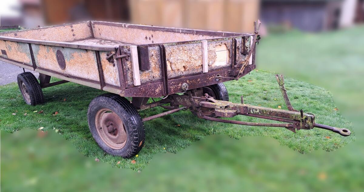 Landwirtschaftlicher 2-Achs-Anhänger – gebraucht, fahrbereit 2