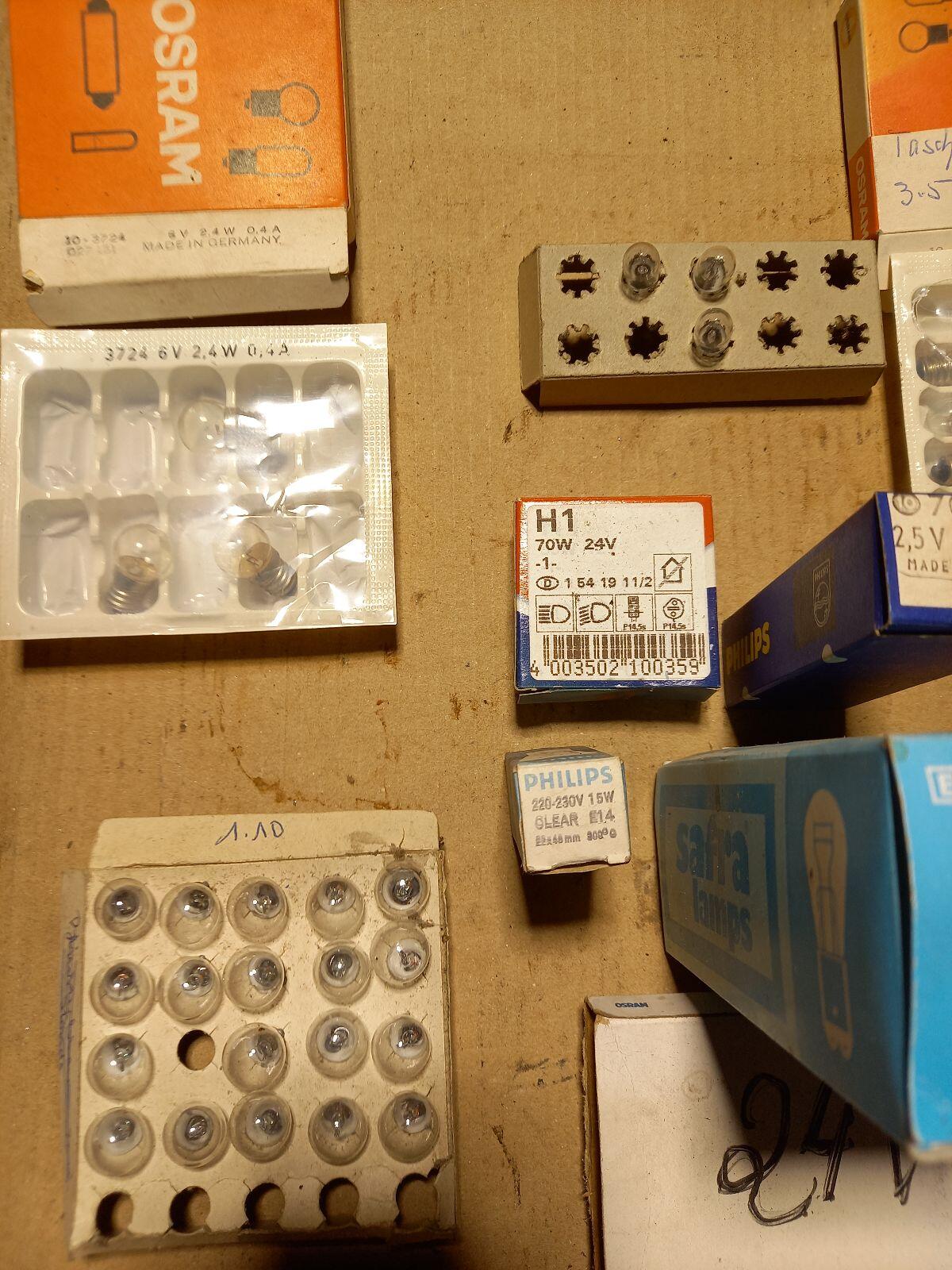 Fahrzeugbirnen und Soffitten 6 V 24 V 2