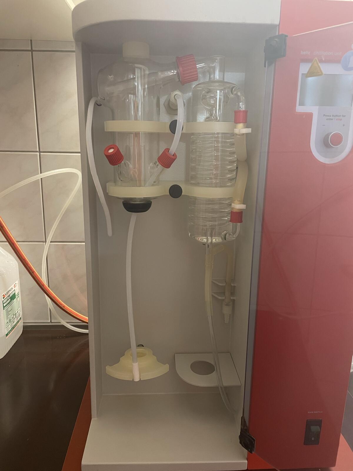 S1 behr Wasserdampfdestilliergerät, Alkoholbestimmung 2