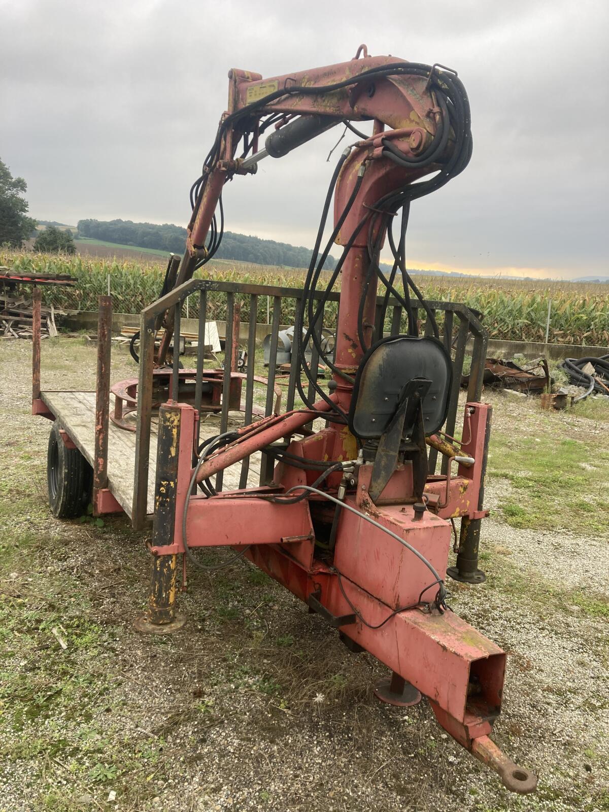 Rückewagen Forstanhänger Krananhänger 3