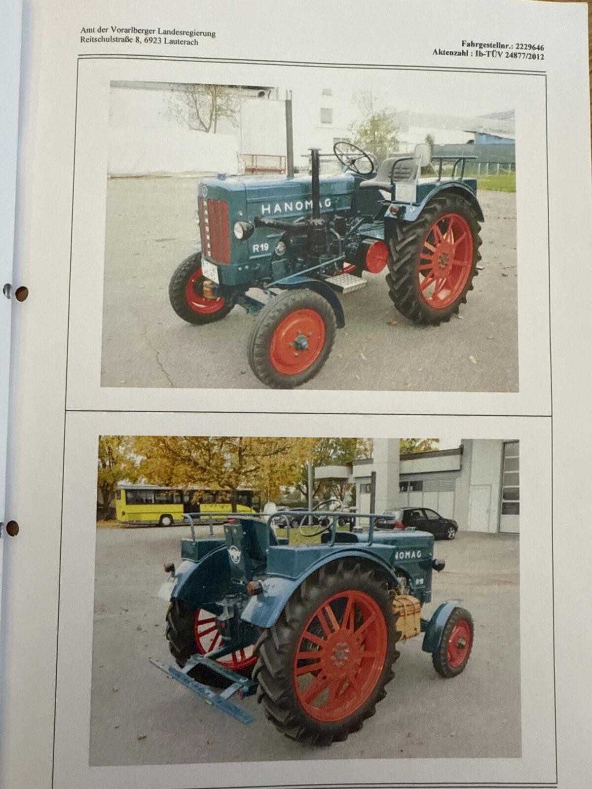 Oldtimer Hanomag Traktor 2