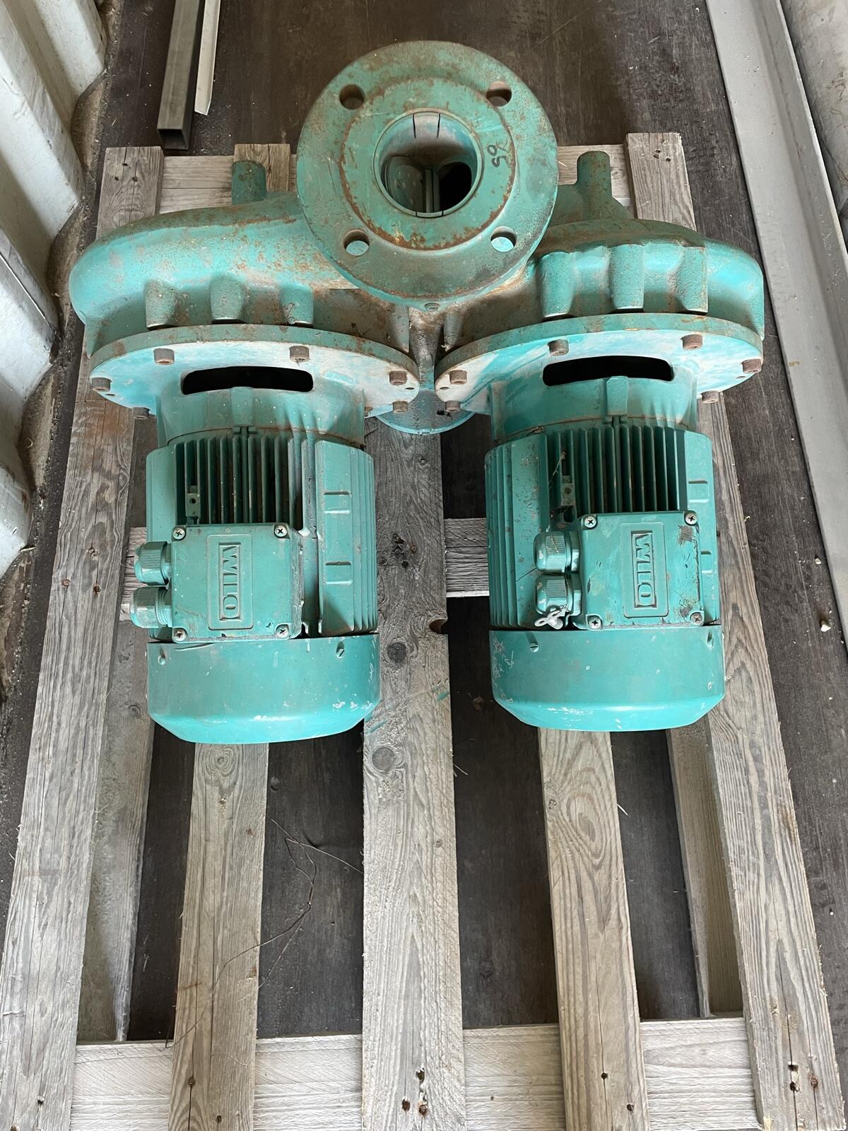 WILO DPN 65/250-4/4 Industrie-Doppelpumpe – 2 x 4 kW 1