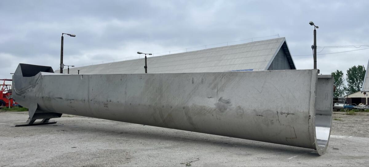 Trogschnecke mit 600 mm Durchmesser (Edelstahlausführung) 1