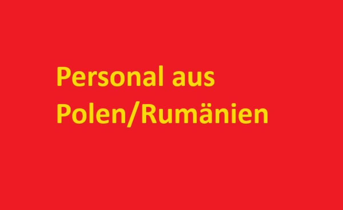 Arbeiter aus Rumänien und Polen 1
