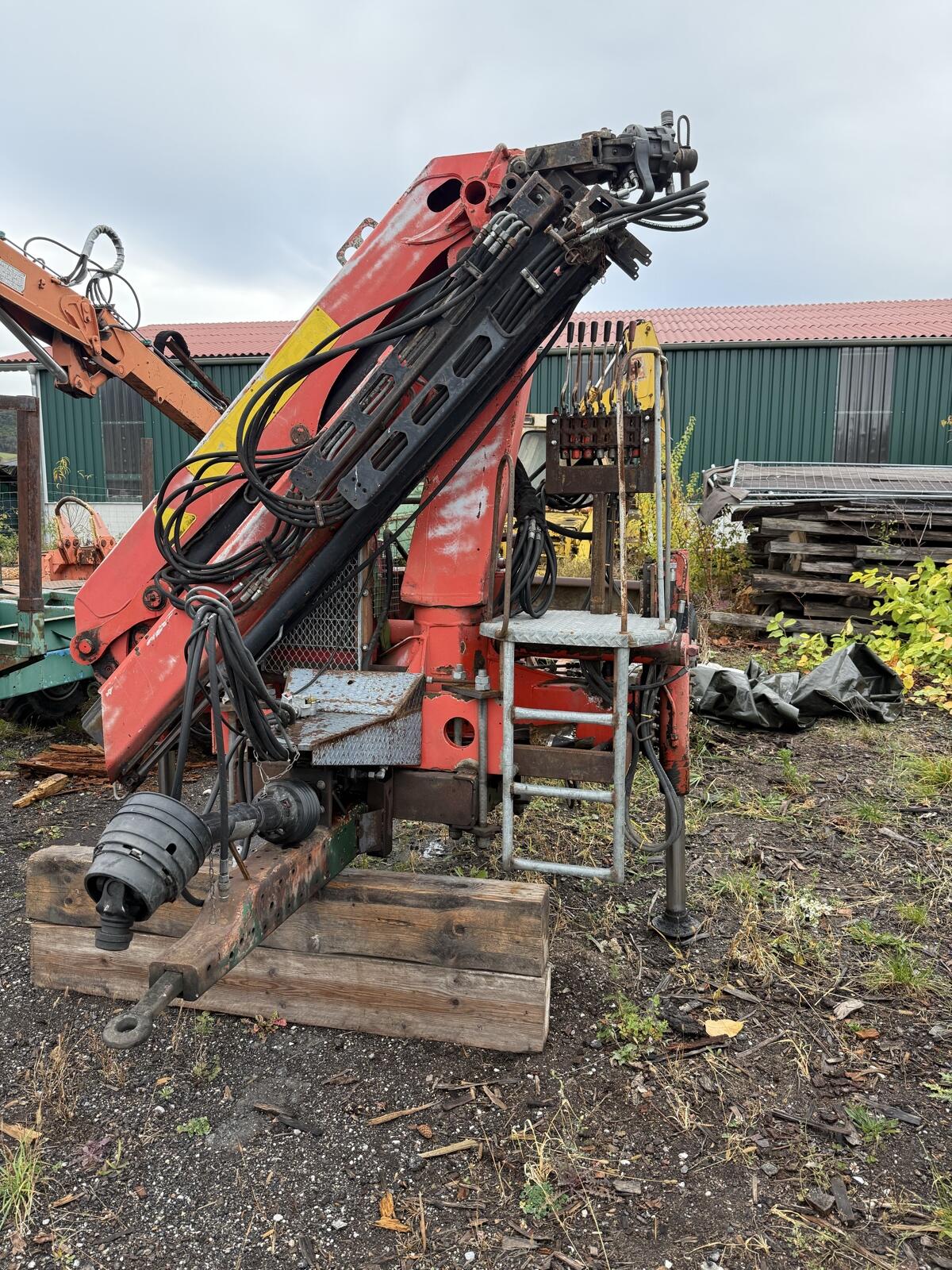 Tandemgestell mit Palfinger PK 8000 3