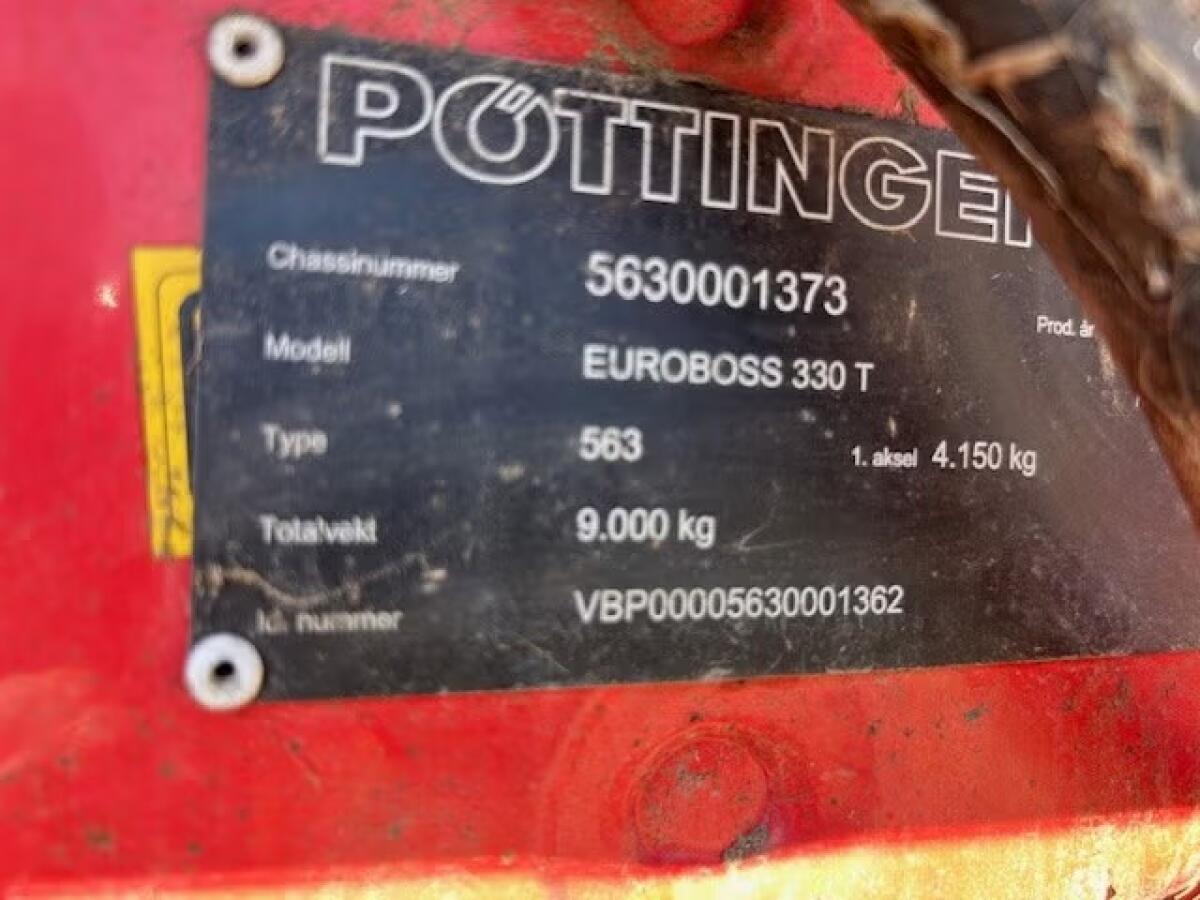 Pöttinger Euroboss 330 T 3