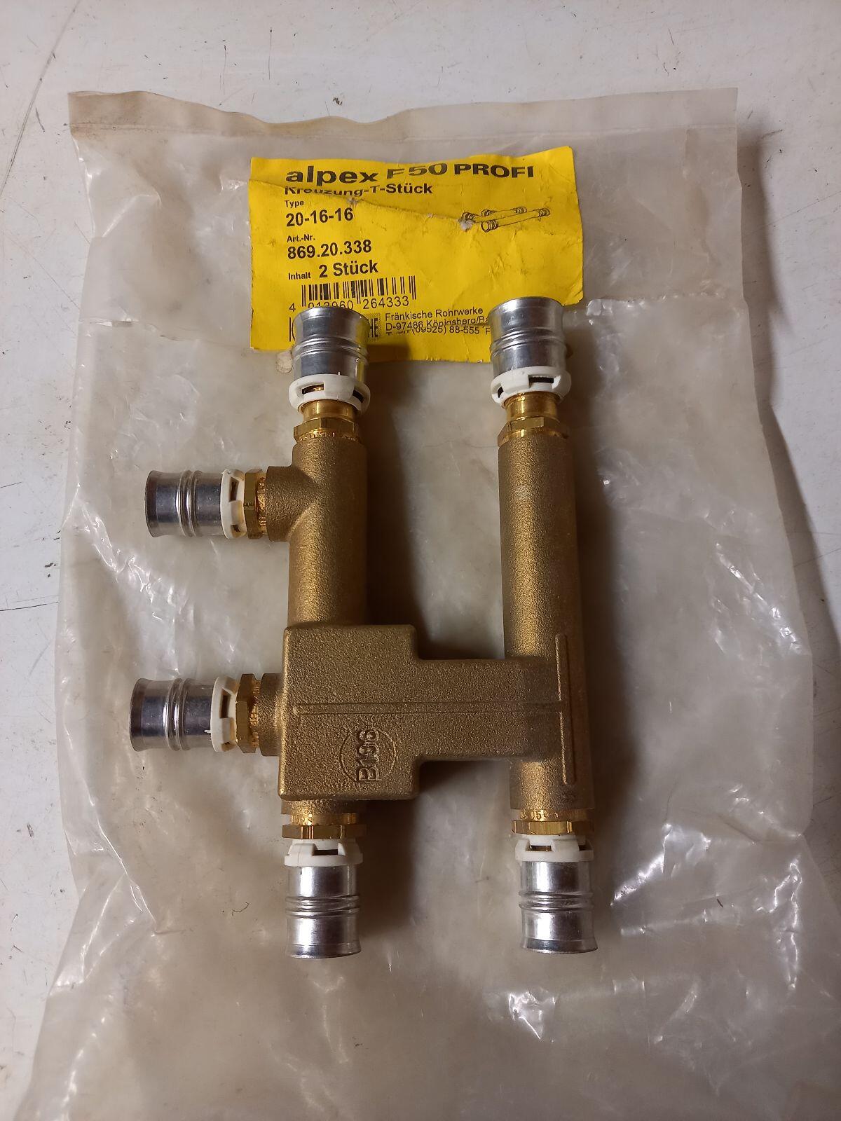 Alpex F 50 Profi Kreuzungs-T-Stück 1